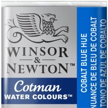 Winsor & Newton Cotman Yarım Tablet Sulu Boya Colbalt Blue Hue 179 - Winsor & Newton