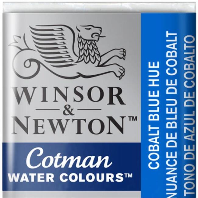 Winsor & Newton Cotman Sulu Boya Yarım Tablet Colbalt Blue Hue 179 - 1