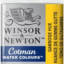 Winsor & Newton Cotman Yarım Tablet Sulu Boya Gamboge Hue 266 - Winsor & Newton