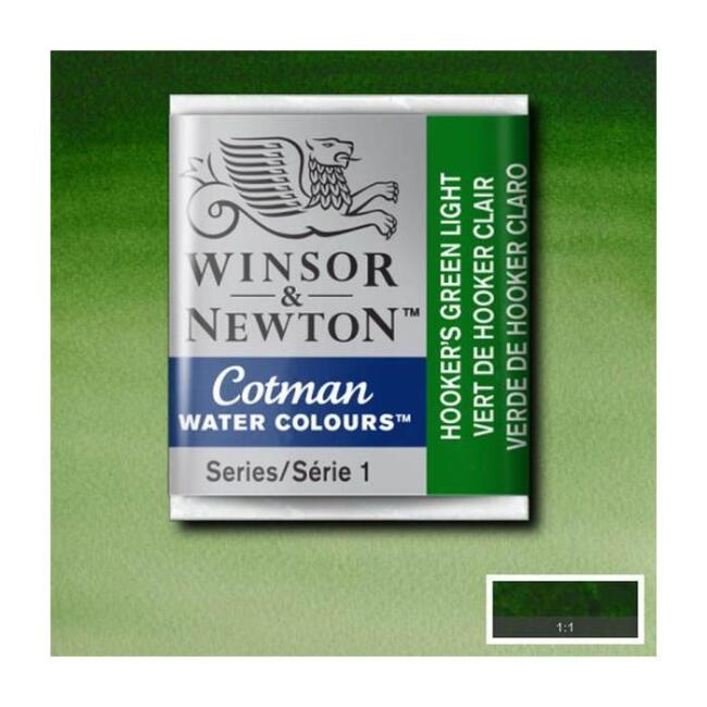 Winsor & Newton Cotman Sulu Boya Yarım Tablet Green Light 314 - 1