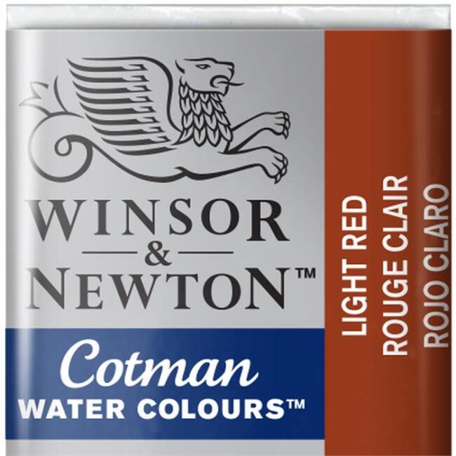 Winsor & Newton Cotman Sulu Boya Yarım Tablet Light Red 362 - 1