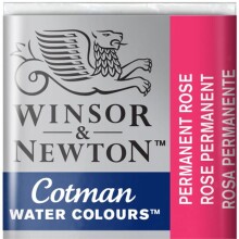 Winsor & Newton Cotman Sulu Boya Yarım Tablet Permanent Rose 502 - Winsor & Newton