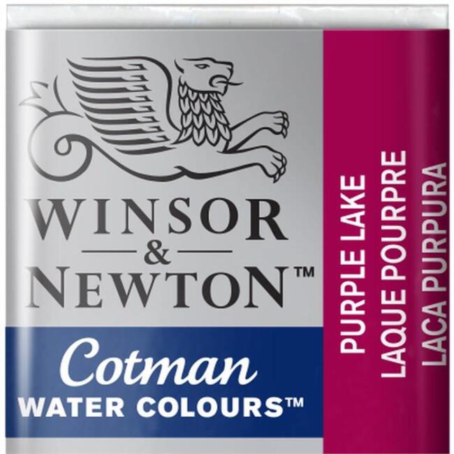 Winsor & Newton Cotman Sulu Boya Yarım Tablet Purple Lake 544 - 1