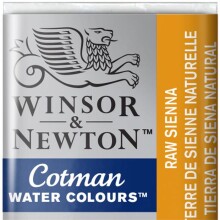Winsor & Newton Cotman Yarım Tablet Sulu Boya Raw Sienna 552 - Winsor & Newton