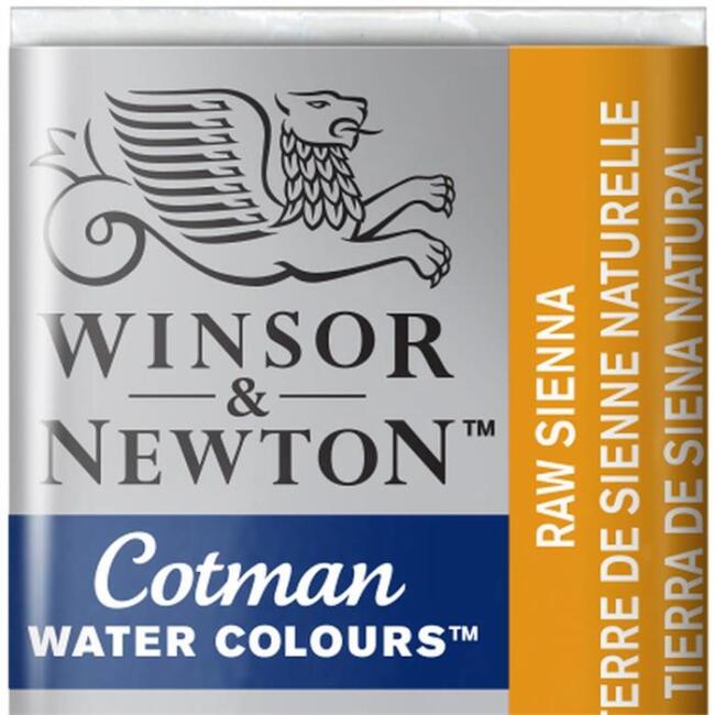 Winsor & Newton Cotman Sulu Boya Yarım Tablet Raw Sienna 552 - 1