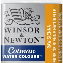 Winsor & Newton Cotman Sulu Boya Yarım Tablet Raw Sienna 552 - Winsor & Newton