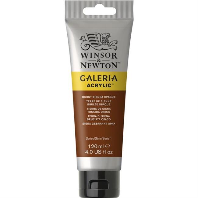 Winsor & Newton Galeria Akrilik Boya 120 ml Burnt Sienna Opaque 77 - 1