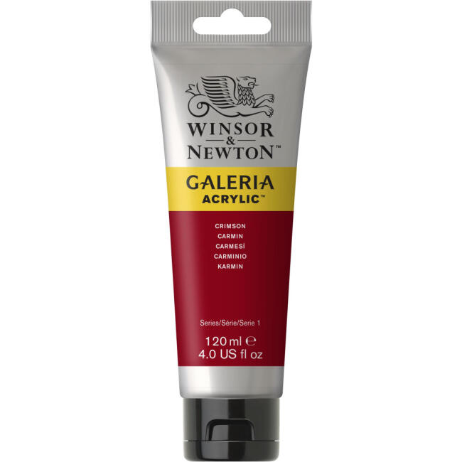 Winsor & Newton Galeria Akrilik Boya 120 ml Crimson 203 - 1