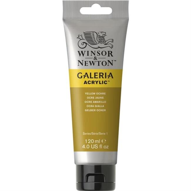 Winsor & Newton Galeria Akrilik Boya 120 ml Yellow Ochre 744 - 1