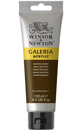 Winsor & Newton Galeria Akrilik Boya 120 ml Vandyke Brown 676 - 1
