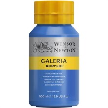 Winsor Newton Galeria Akrilik Boya 500 ml Cerulean Blue Hue 138 - Winsor & Newton