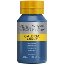 Winsor & Newton Galeria Akrilik Boya 500 ml Deep Turquoise 232 - Winsor & Newton