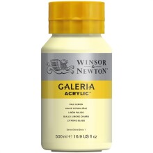 Winsor & Newton Galeria Akrilik Boya 500 ml Pale Lemon 434 - Winsor & Newton