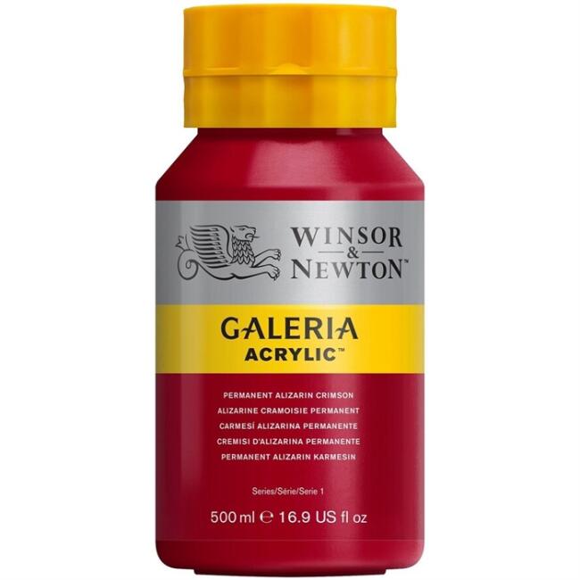 Winsor & Newton Galeria Akrilik Boya 500 ml Permanent Alizarin Crimson 466 - 1