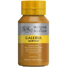 Winsor & Newton Galeria Akrilik Boya 500 ml Raw Sienna Opaque 553 - Winsor & Newton