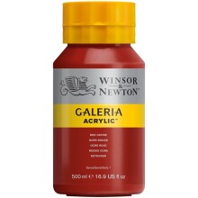 Winsor & Newton Galeria Akrilik Boya 500 ml Red Ochre 564 - Winsor & Newton