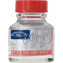 Winsor & Newton Kaligrafi Mürekkebi 30 ml Silver 617 - 1