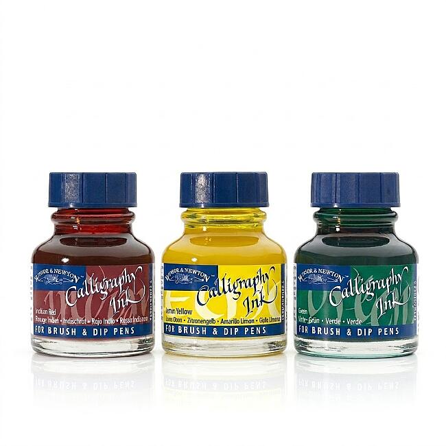 Winsor & Newton Kaligrafi Mürekkebi 30 ml (Tüm Renkler) - 1