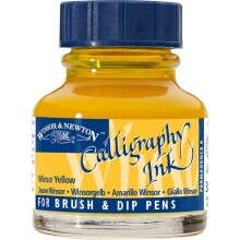 Winsor & Newton Kaligrafi Mürekkebi 30 ml Winsor Yellow 730 - Winsor & Newton