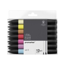 Winsor & Newton Promarker 12+1 Set 3 - Winsor & Newton