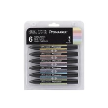 Winsor & Newton Promarker 6’lı Set Pastel Tones - Winsor & Newton