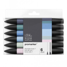 Winsor & Newton Promarker 6’lı Skyspaces Set 2 - Winsor & Newton (1)