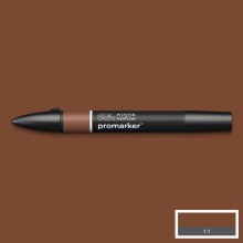 Winsor & Newton Promarker Çift Taraflı Grafik Marker Kalem Coffee O523 - 3