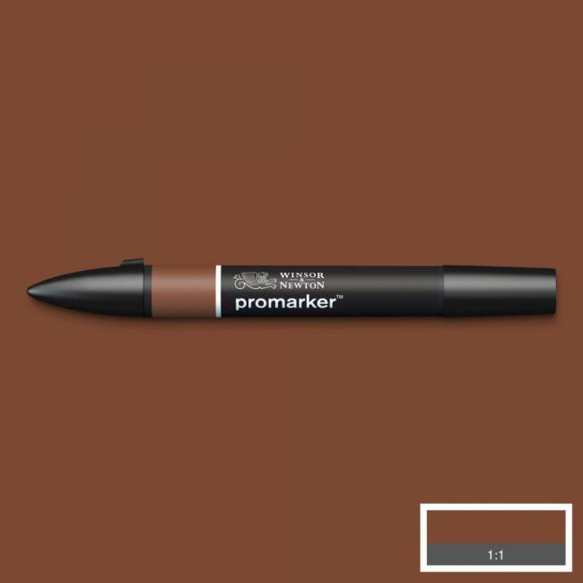 Winsor & Newton Promarker Çift Taraflı Grafik Marker Kalem Coffee O523 - 3