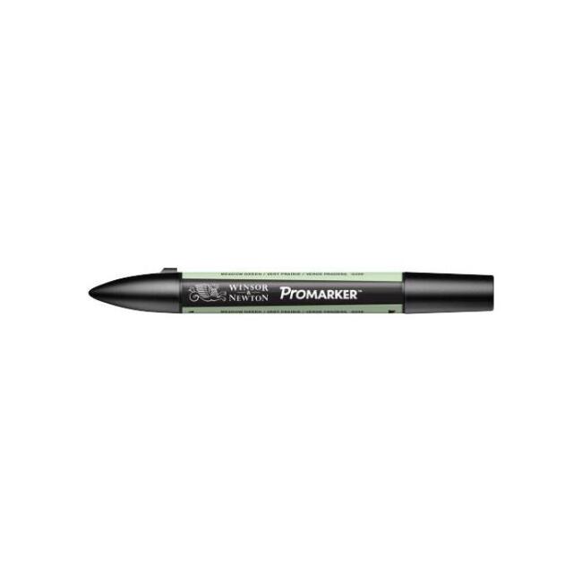 Winsor & Newton Promarker Çift Taraflı Grafik Marker Kalem Meadow Green G339 - 1