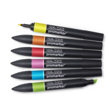 Winsor & Newton Promarker Set 6 Renk Vibrant Tones - Winsor & Newton (1)