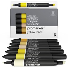 Winsor & Newton Promarker Set Yellow Tones (6 x Sarı Tonlar) - 3