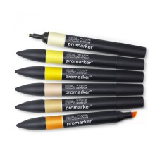 Winsor & Newton Promarker Set Yellow Tones (6 x Sarı Tonlar) - Winsor & Newton (1)