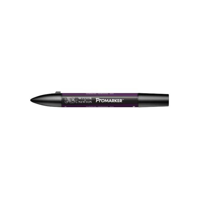 Winsor & Newton Promarker Çift Taraflı Grafik Marker Kalem Aubergine V524 - 1