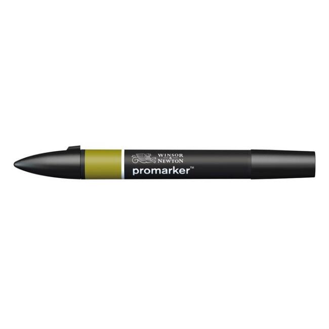 Winsor & Newton Promarker Çift Taraflı Grafik Marker Kalem Herb Green Y524 - 1