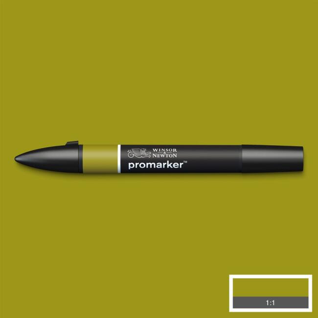 Winsor & Newton Promarker Çift Taraflı Grafik Marker Kalem Herb Green Y524 - 2