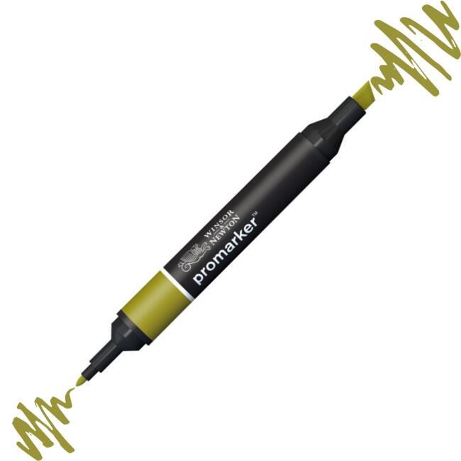 Winsor & Newton Promarker Çift Taraflı Grafik Marker Kalem Herb Green Y524 - 3