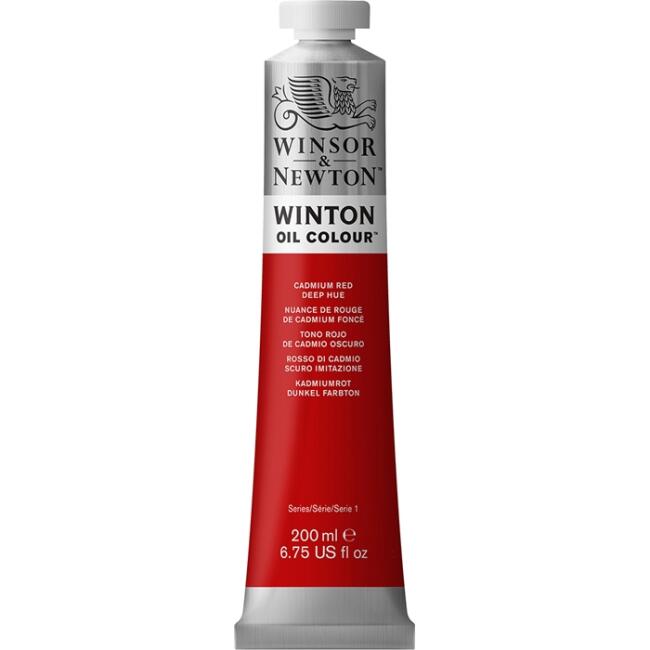Winsor & Newton Winton Yağlı Boya 200 ml Cadmium Red Deep Hue 98 - 3