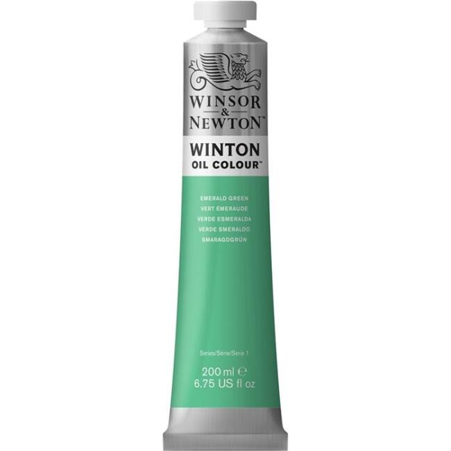 Winsor & Newton Winton Yağlı Boya 200 ml Emerald Green 241 - 3
