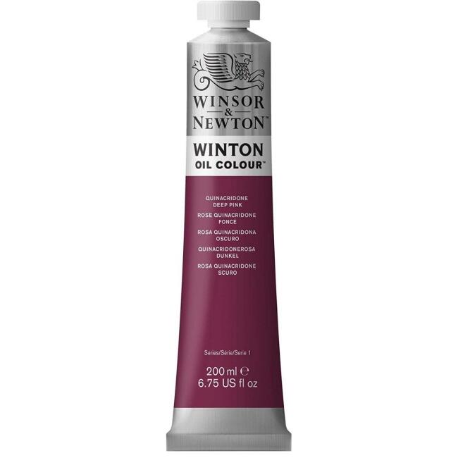 Winsor & Newton Winton Yağlı Boya 200 ml Quinacridone Deep Pink 250 - 1