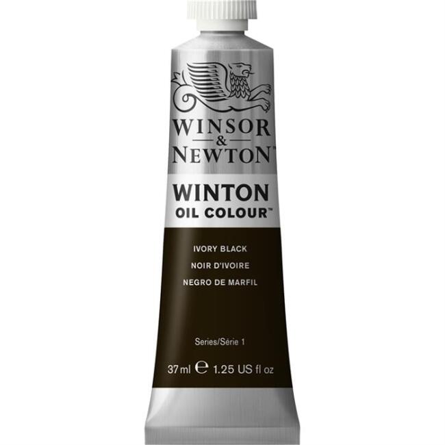 Winsor & Newton Winton Yağlı Boya 37 ml Ivory Black 24 - 3