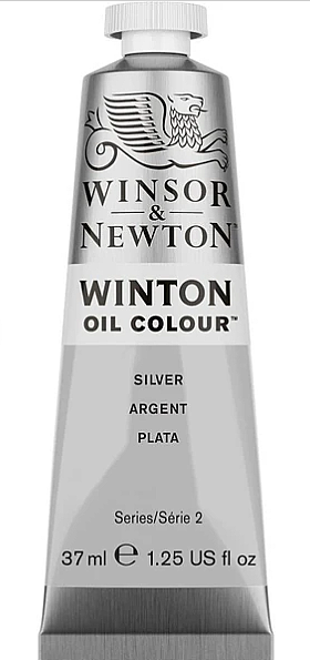 Winsor Newton Winton Yağlı Boya 37 ml Silver N:617 - 1