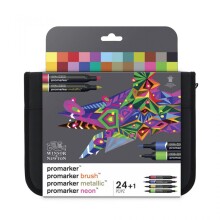 Winsor & Newton Promarker Karma Marker Kalem Set 24'lü - Winsor & Newton (1)