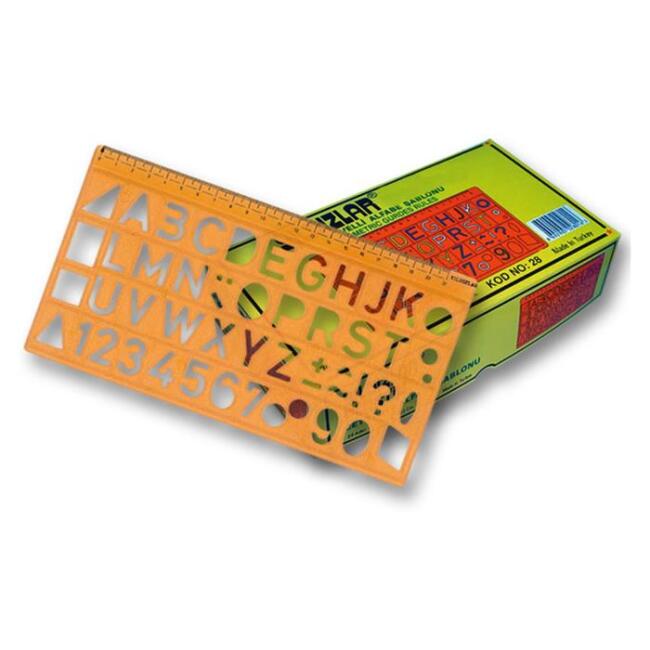 Yıldızlar Harf Şablonu 22 cm - 1