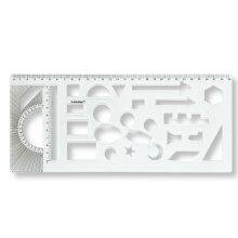 Yıldızlar Ölçekli Şablon Cetvel 30 cm 007 - Yıldızlar