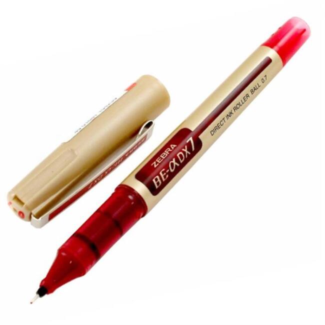 Zebra İğne Uçlu Roller Kalem DX7 0.7 mm Kırmızı - 1