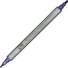 Zig 8000 Çift Taraflı Metalik Davetiye Kalemi 124 Violet - Zig