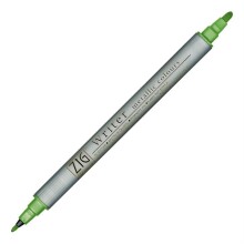 Zig 8000 Çift Taraflı Metalik Davetiye Kalemi 128 Light Green - Zig