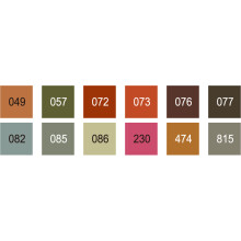 Zig Art Graphic Twin 12’li Set Muted Colours - ZIG (1)