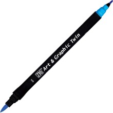 Zig Art & Graphic Twin Marker Çizim Kalemi 34 Cobalt Blue - Zig