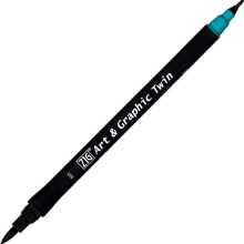 Zig Art & Graphic Twin Marker Çizim Kalemi 35 Persian Green - Zig